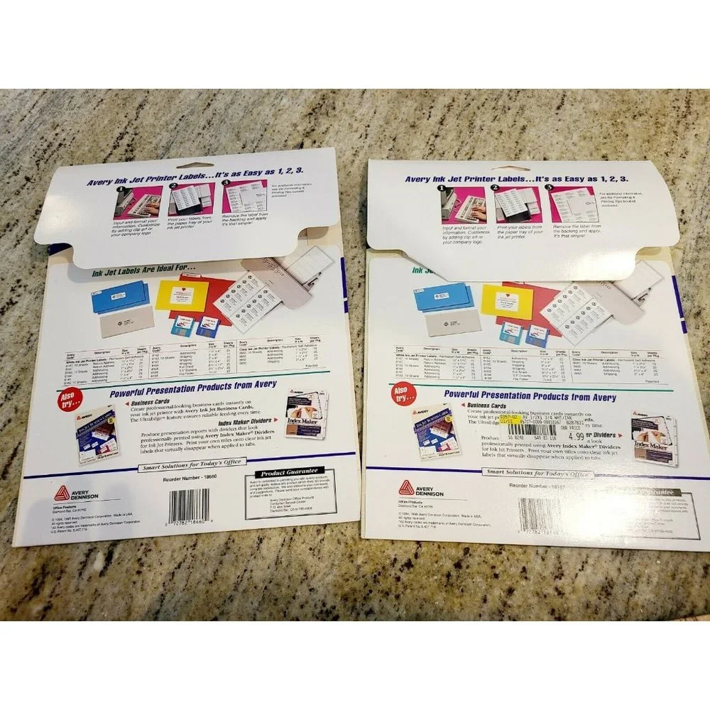 Avery Shipping Address Labels, Laser & Inkjet Printers, 700 Labels, 3-1/3x4
